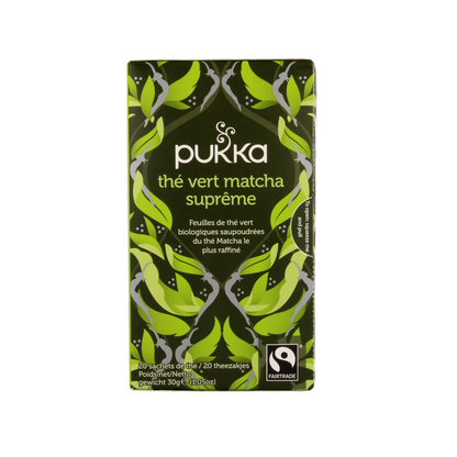 Pukka Supreme matcha green tea bio 20.00 Zakjes