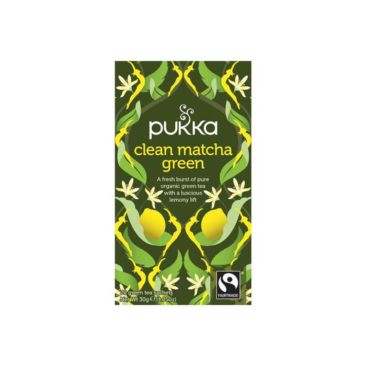 Pukka Clean matcha green bio 20.00 Zakjes