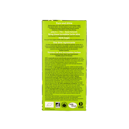 Pukka Clean matcha green bio 20.00 Zakjes