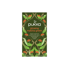Pukka Ginseng matcha green bio 20.00 Zakjes