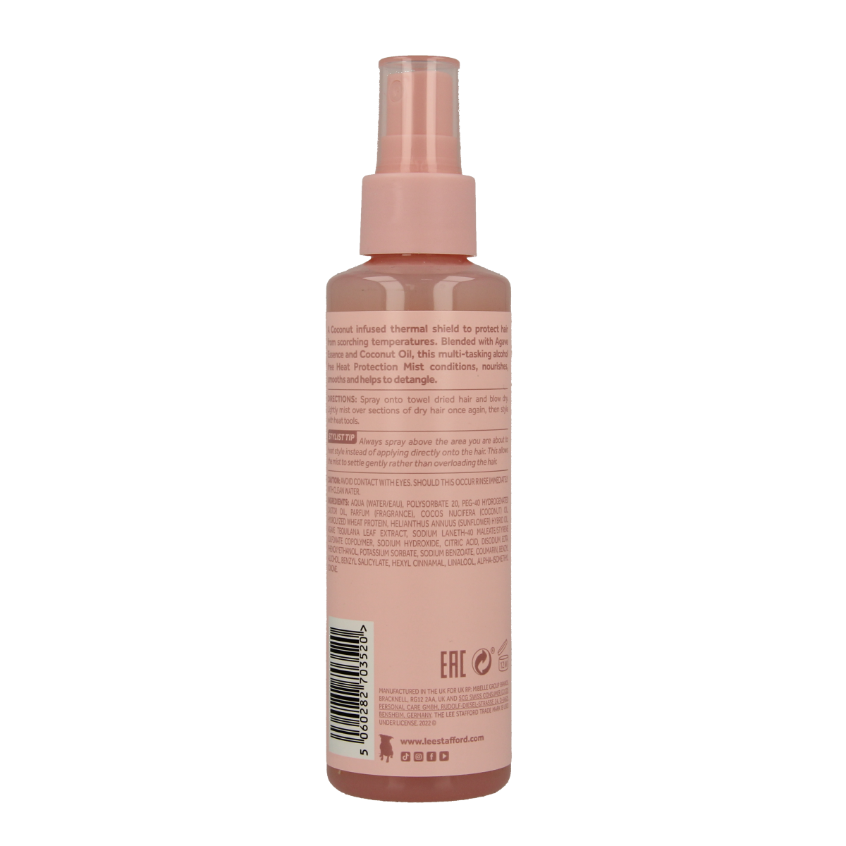 Lee Stafford Coco loco & agave heat protection mist 150.00 Milliliter