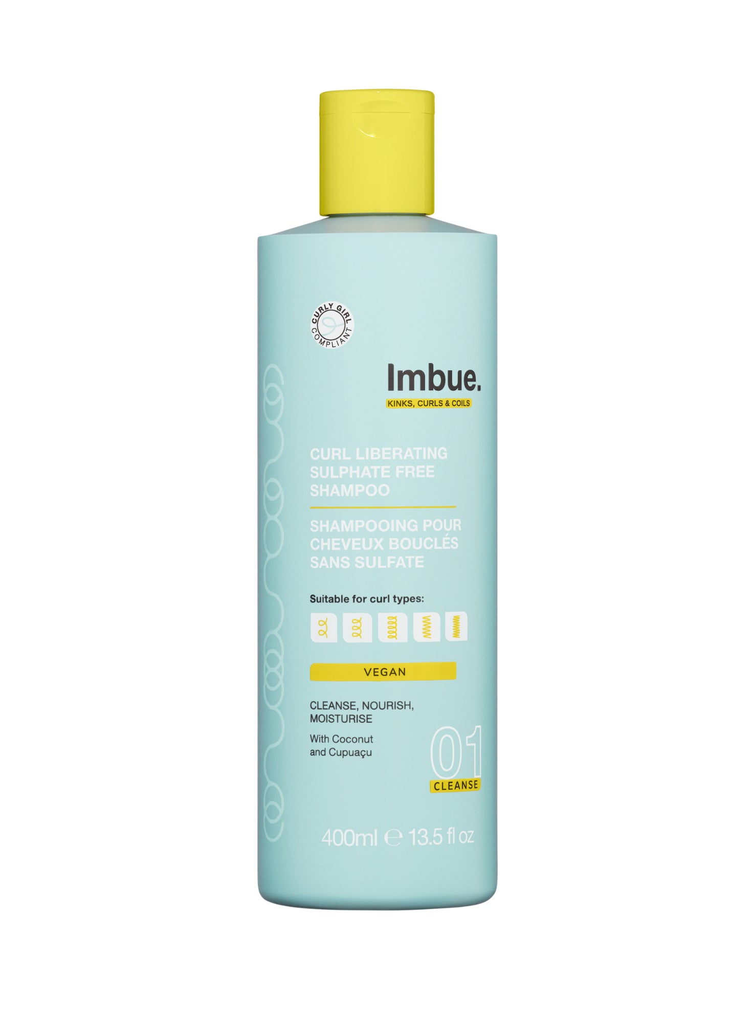 Imbue Curl liberating shampoo sulphur free 400 Milliliter