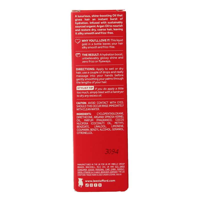 Lee Stafford Argan oil miracle oil nourishing 50 Milliliter