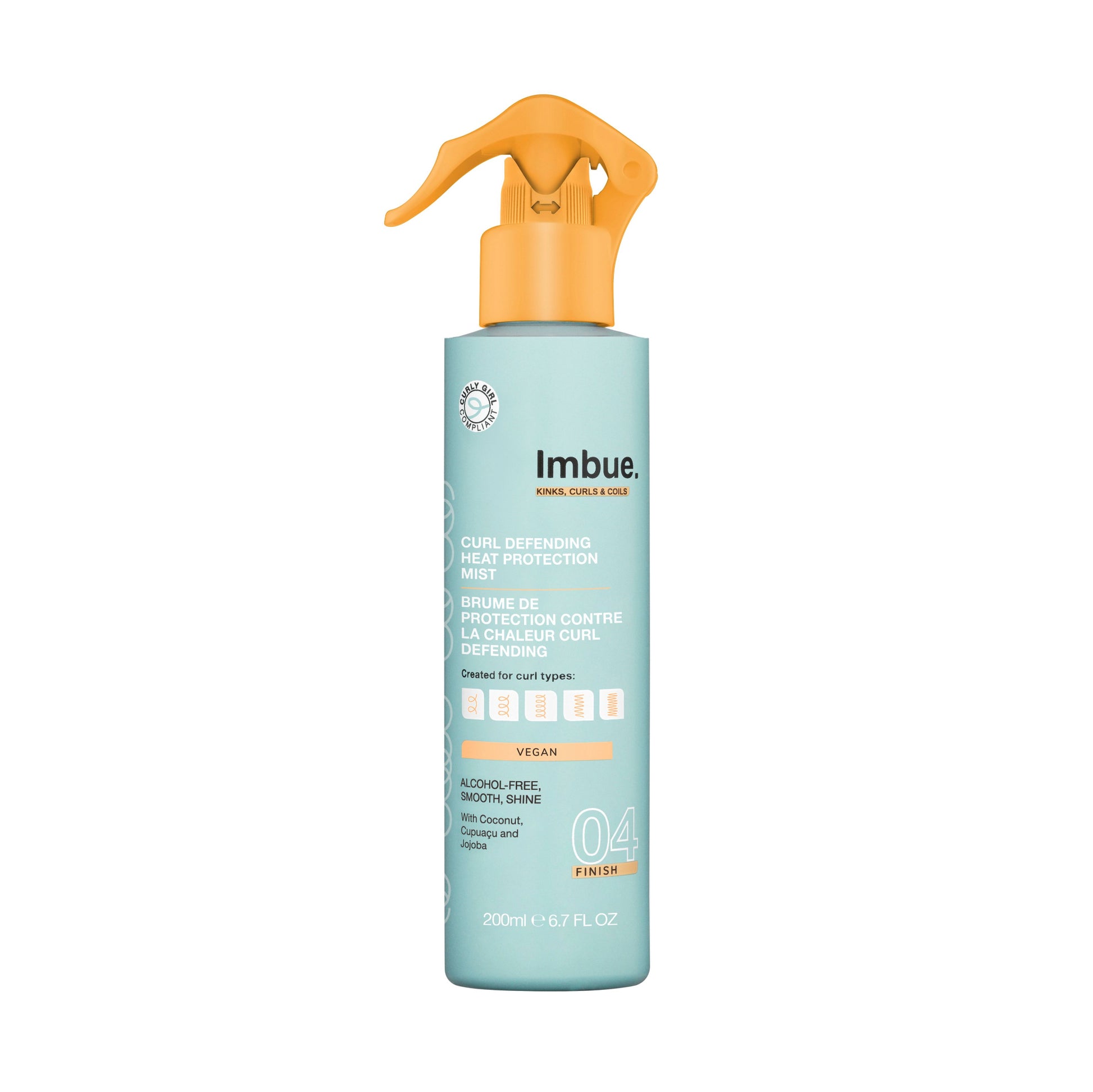 Imbue Curl defending heat protection mist 200 Milliliter
