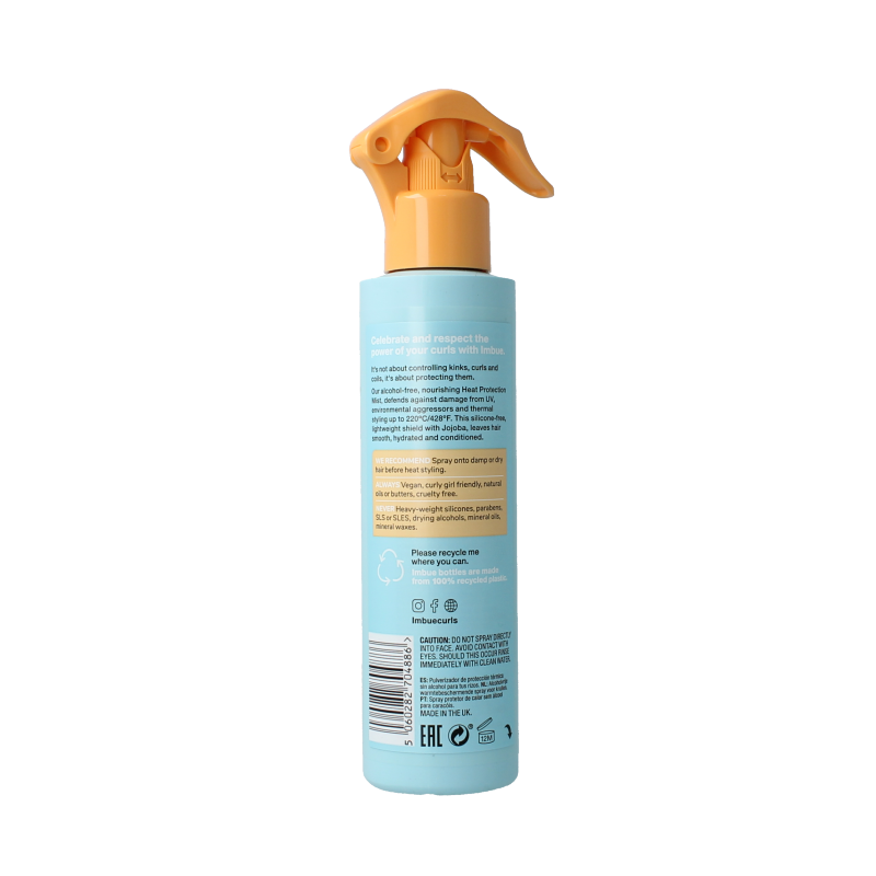 Imbue Curl defending heat protection mist 200 Milliliter