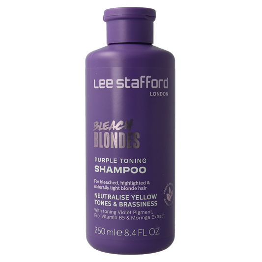Lee Stafford Bleach blondes purple toning shampoo 250 Milliliter