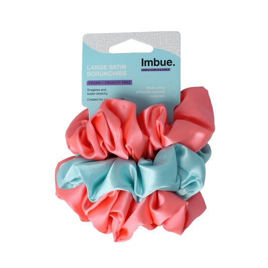 Imbue Scrunchies satin large 3 Stuks