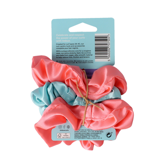 Imbue Scrunchies satin large 3 Stuks
