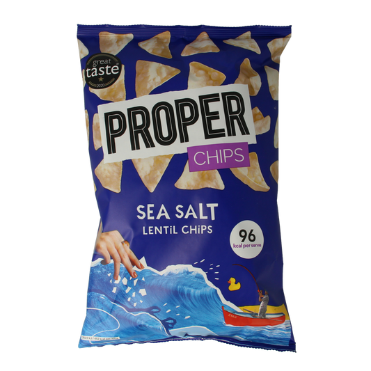 Proper Chips Chips sea salt glutenvrij 85.00 Gram