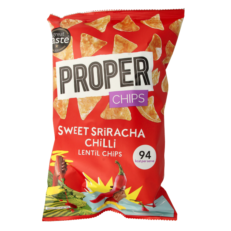 Proper Chips Chips sweet sriacha glutenvrij 85 Gram