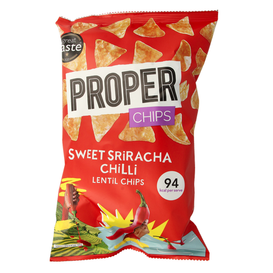 Proper Chips Chips sweet sriracha glutenvrij 85.00 Gram