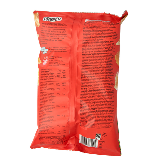 Proper Chips Chips sweet sriracha glutenvrij 85.00 Gram