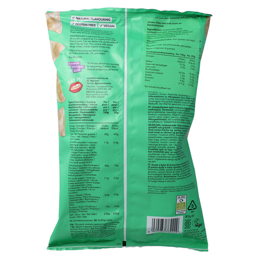 Proper Chips Chips sour cream & chive flavour 85.00 Gram