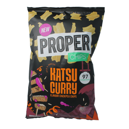 Proper Chips Chips katsu curry glutenvrij 85 Gram