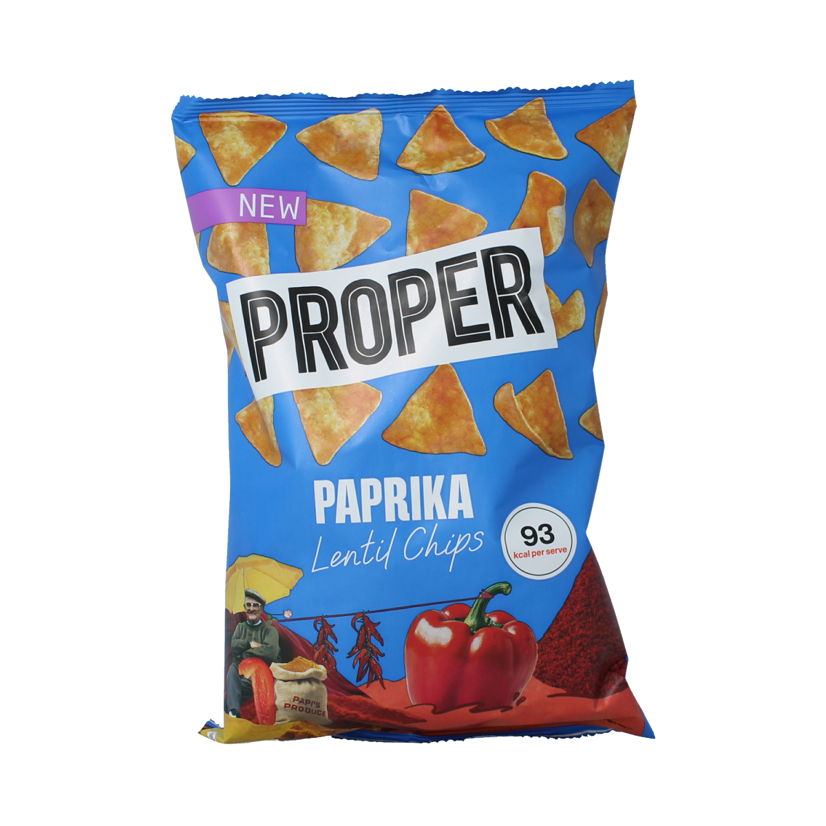 Proper Chips Chips paprika glutenvrij 85.00 Gram