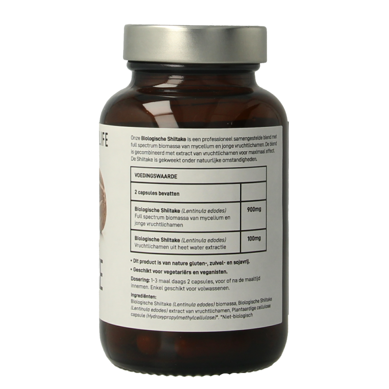 Mushrooms for Life Shiitake bio 60 Capsules