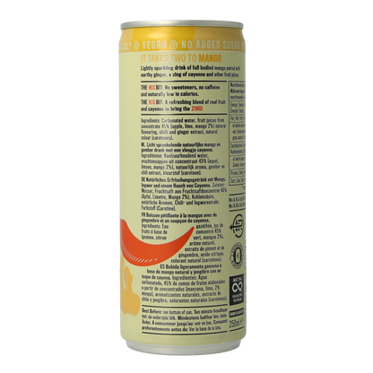Nix & Kix Mango ginger blikje 250.00 Milliliter