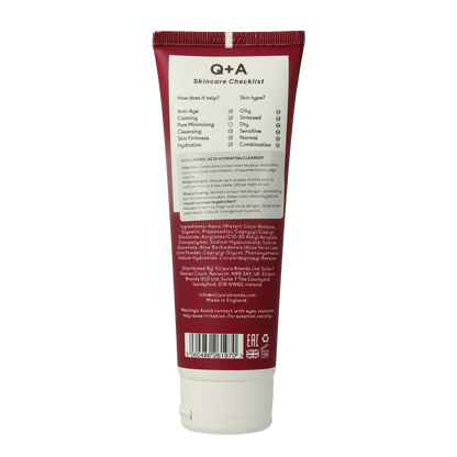 Q+A Hyaluronic acid cleansing gel  125.00 Milliliter