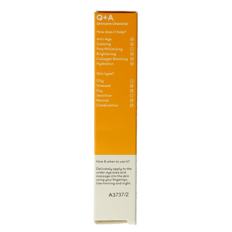 Q+A Vitamine C eye cream 15 Milliliter