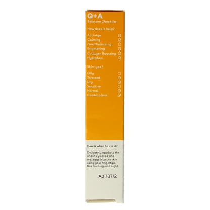 Q+A Vitamine C eye cream 15.00 Milliliter