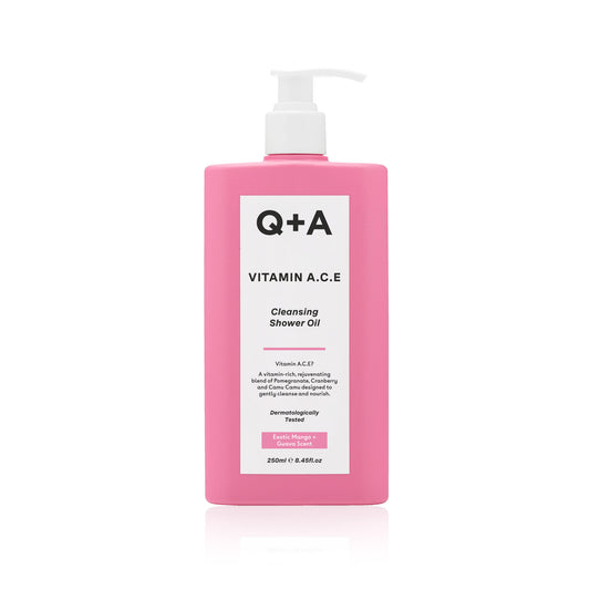 Q+A Showeroil cleansing vitamine A E C 250 Milliliter