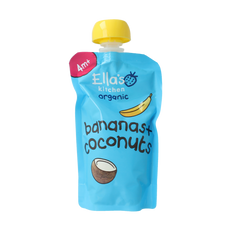 Ella's Kitchen Bananas & coconut knijpzakje 4+ maanden bio 120.00 Gram