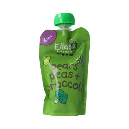 Ella's Kitchen Broccoli pears and peas 6 maanden bio 120.00 Gram