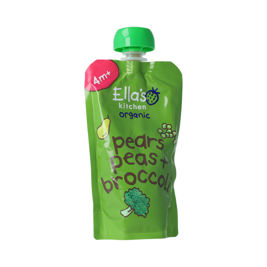 Ella's Kitchen Broccoli pears and peas 4+ maanden bio 120.00 Gram