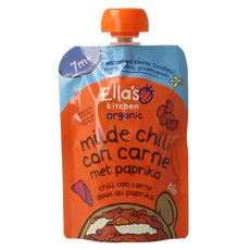 Ella's Kitchen Milde chili con carne met paprika 7+ maanden bio 130.00 Gram