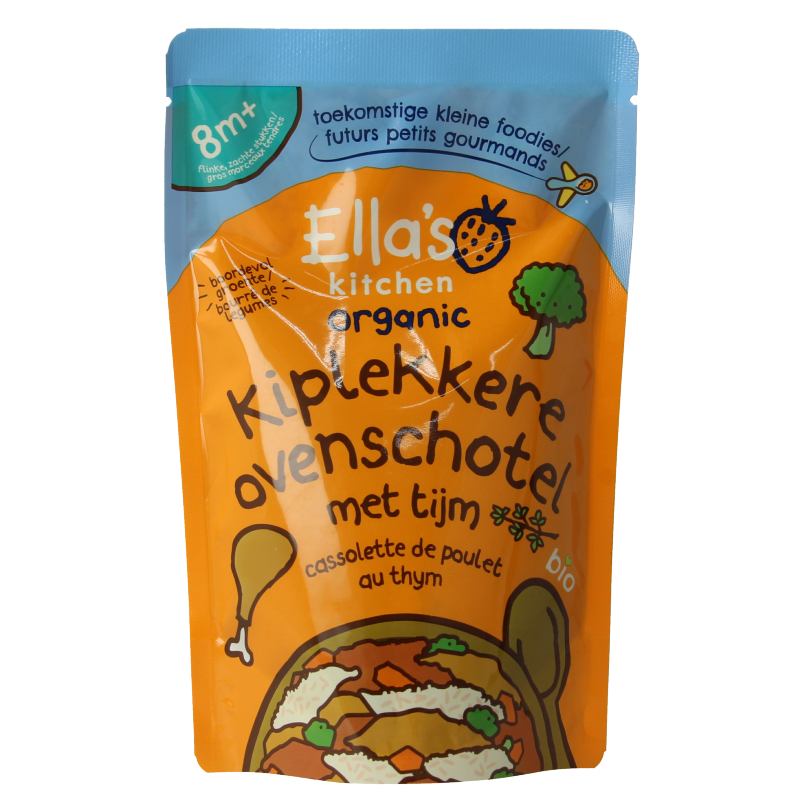 Ella's Kitchen Kiplekkere ovenschotel met tijm 8+ maanden bio 190 Gram