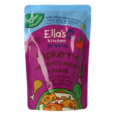 Ella's Kitchen Kipkerrie sperzieboon kokos 10+ maanden bio 190.00 Gram