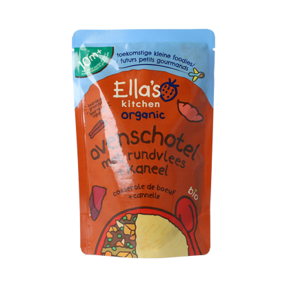 Ella's Kitchen Ovenschotel met rundvlees en kaneel 10+ mnd bio 190.00 Gram