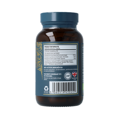 Ayurvediq Biologische Kurkuma 120.00 Vegetarische capsules