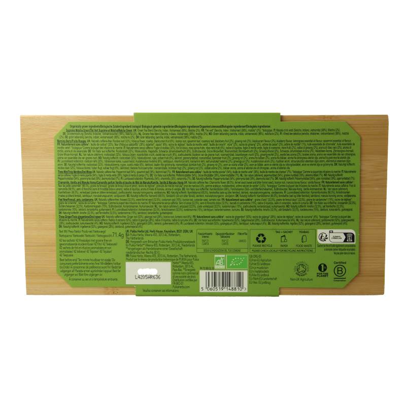 Pukka Tea discovery chest bio 42 Stuks