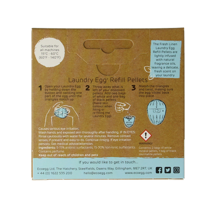 Eco Egg Laundry egg refill fresh linen 1 Stuks