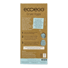 Eco Egg Dryer egg - fresh linen 2.00 Stuks