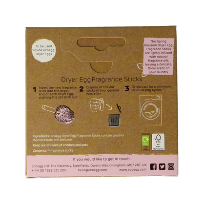Eco Egg Dryer egg refill - spring blossom 4 Stuks