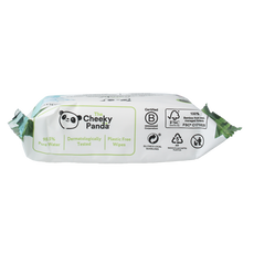 The Cheeky Panda Bamboe gezichtsreinigingsdoekjes parfumvrij 25 Stuks