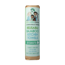 Eco Green Living Keukenrol bamboo 20 vellen 1.00 Rol