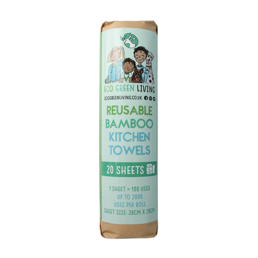 Eco Green Living Keukenrol bamboo 20 vellen 1.00 Rol