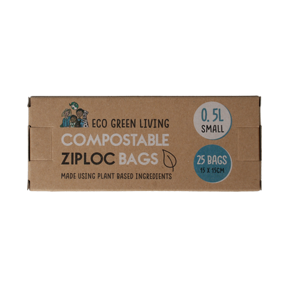 Eco Green Living Bewaarzakjes hersluitbaar 0.5 liter 15.00 Stuks