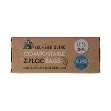Eco Green Living Bewaarzakjes hersluitbaar 0.5 liter 15.00 Stuks