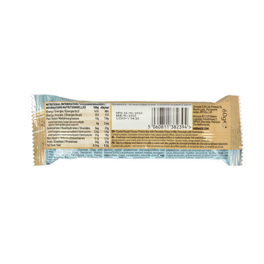 Grenade High protein bar cookie dough 60 Gram