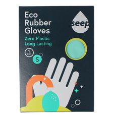 Seep Handschoen rubber eco maat S 1.00 Paar