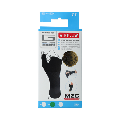 Neo G Airflow wrist & thumb support  M 1.00 Stuks