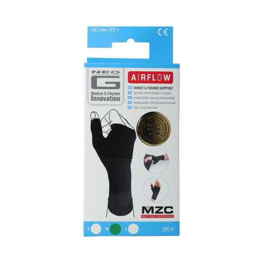 Neo G Airflow wrist & thumb support  M 1.00 Stuks