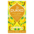 Pukka Lemon ginger touch of Manuka honey bio 20.00 Zakjes