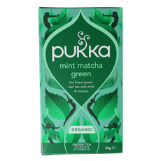 Pukka Mint matcha green tea bio 20.00 Zakjes