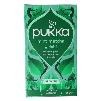 Pukka Mint matcha green tea bio 20.00 Zakjes