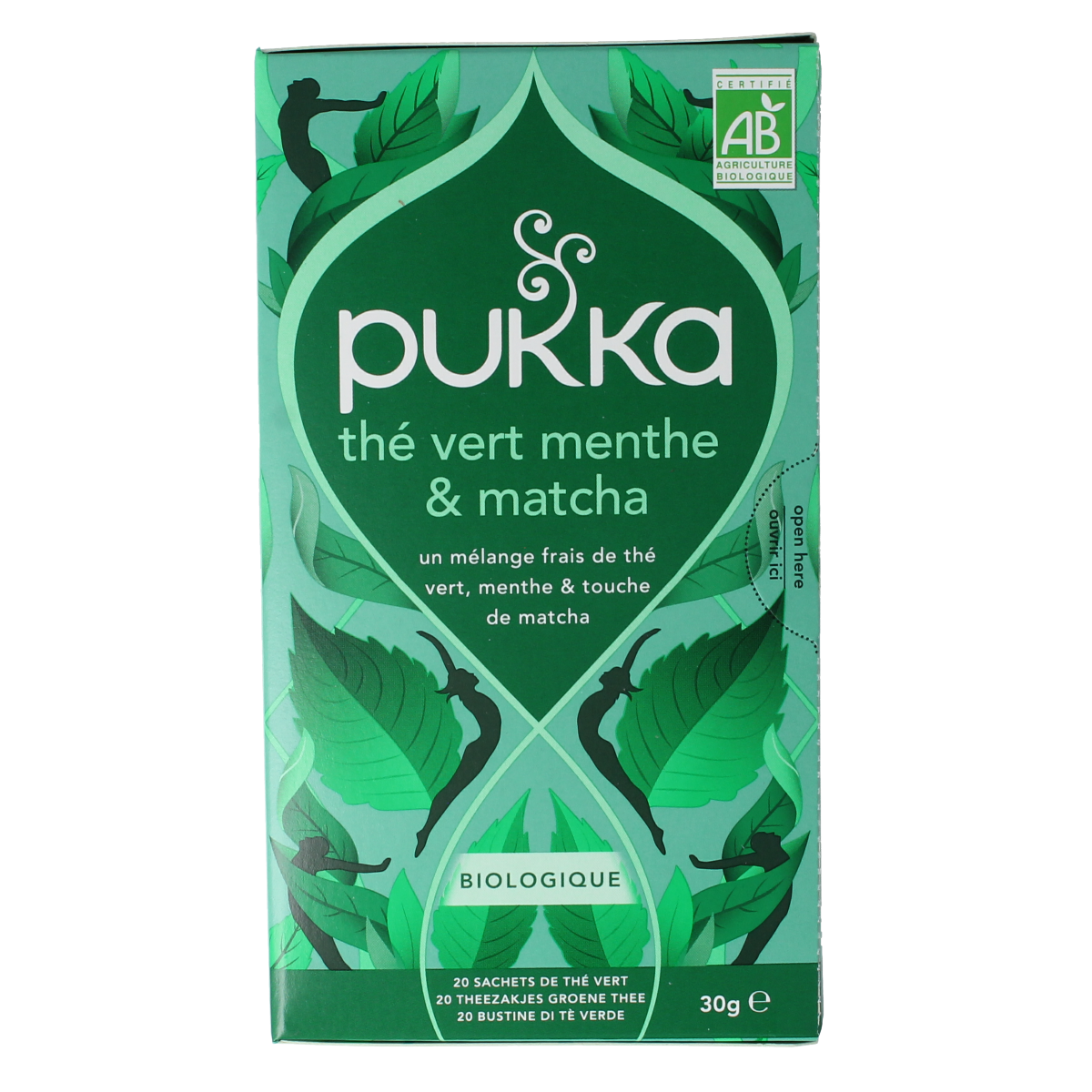Pukka Mint matcha green tea bio 20.00 Zakjes